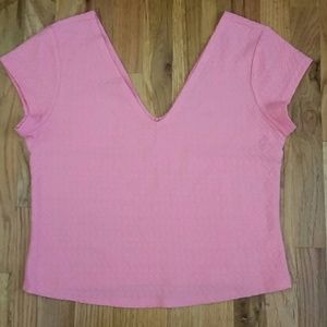 Bright pink top